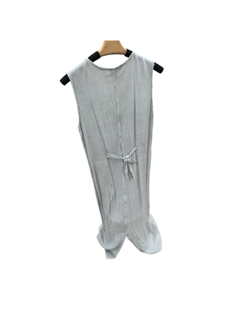 Bohemian Embroidered Maxi Dress With Floral Patchwork Design Sleeveless Tie-Back - Picture 2 of 9